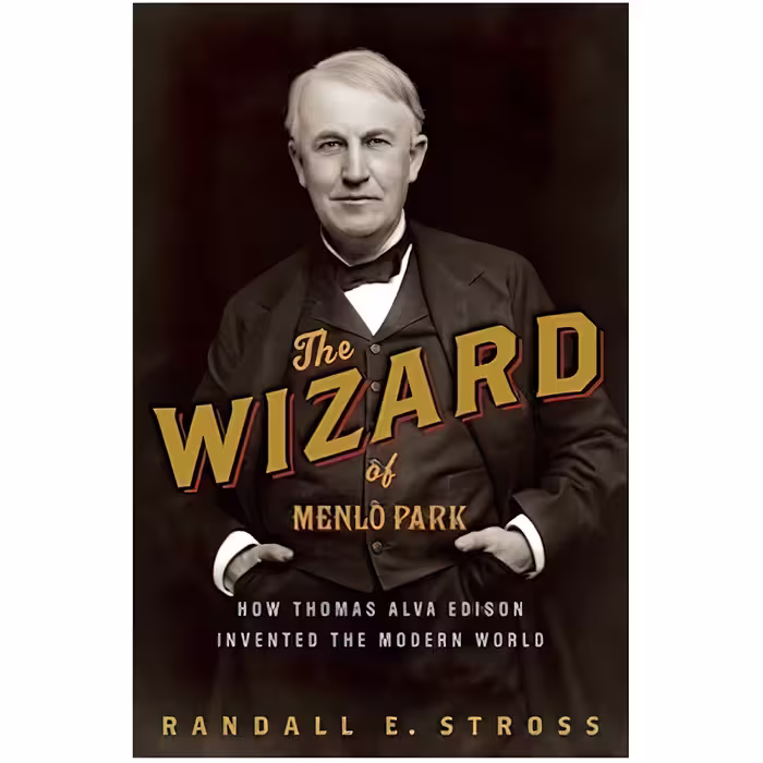 کتاب The Wizard of Menlo Park اثر Randall E. Stross انتشارات Crown