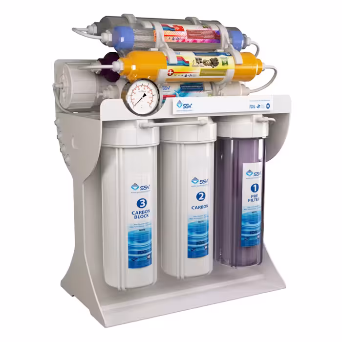 دستگاه تصفیه کننده آب اس اس وی مدل SuperPro 2W X900 به همراه شیر دوکاره