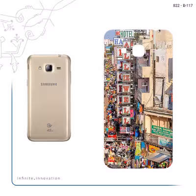 برچسب پوششی ماهوت مدل City of Delhi مناسب برای گوشی موبایل سامسونگ Galaxy J3 2016