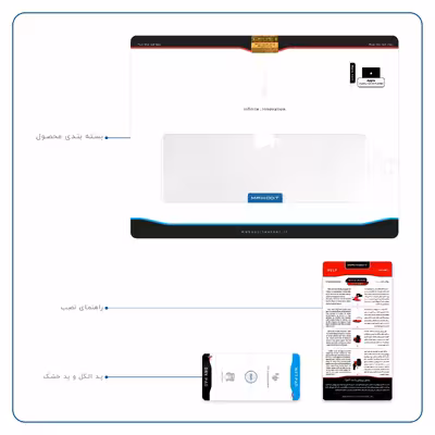 برچسب پوششی ماهوت مدل Matte-White مناسب برای تبلت اپل iPad Pro 10.5 2017 A1709