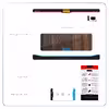 برچسب پوششی ماهوت مدل Dark Walnut Wood مناسب برای تبلت سامسونگ Galaxy Tab S5e 10.5 2019 T720