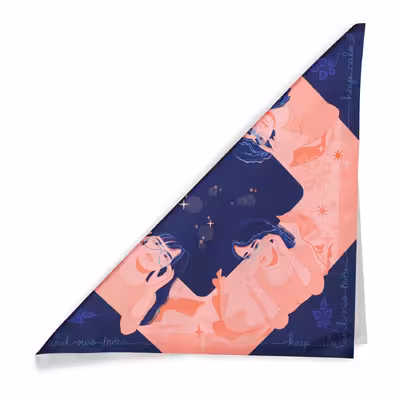 دستمال سر و گردن هاماگراف مدل alone