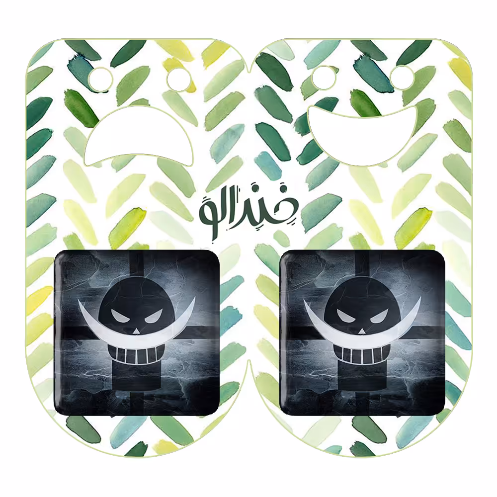 پیکسل خندالو مدل علامت خدمه وایت برد انیمه وان پیس کد 11438 به همراه مگنت