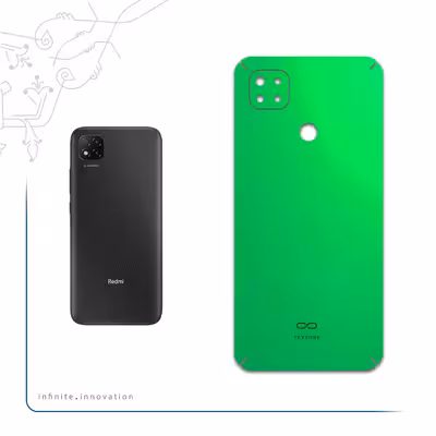 برچسب پوششی ماهوت مدل Matte-Green مناسب برای گوشی موبایل شیائومی Redmi 9 Activ