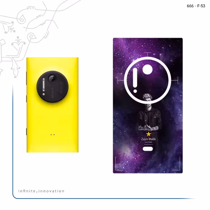 برچسب پوششی ماهوت مدل Zayn Malik مناسب برای گوشی موبایل نوکیا Lumia 1020