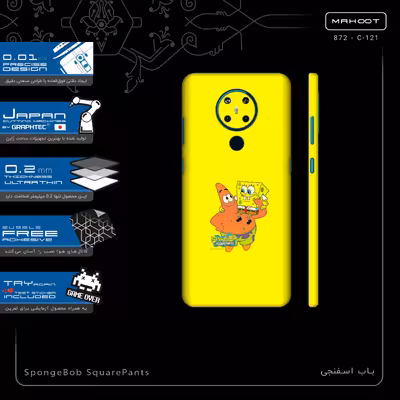 برچسب پوششی ماهوت مدل SpongeBob SquarePants-FullSkin مناسب برای گوشی موبایل نوکیا 5.3
