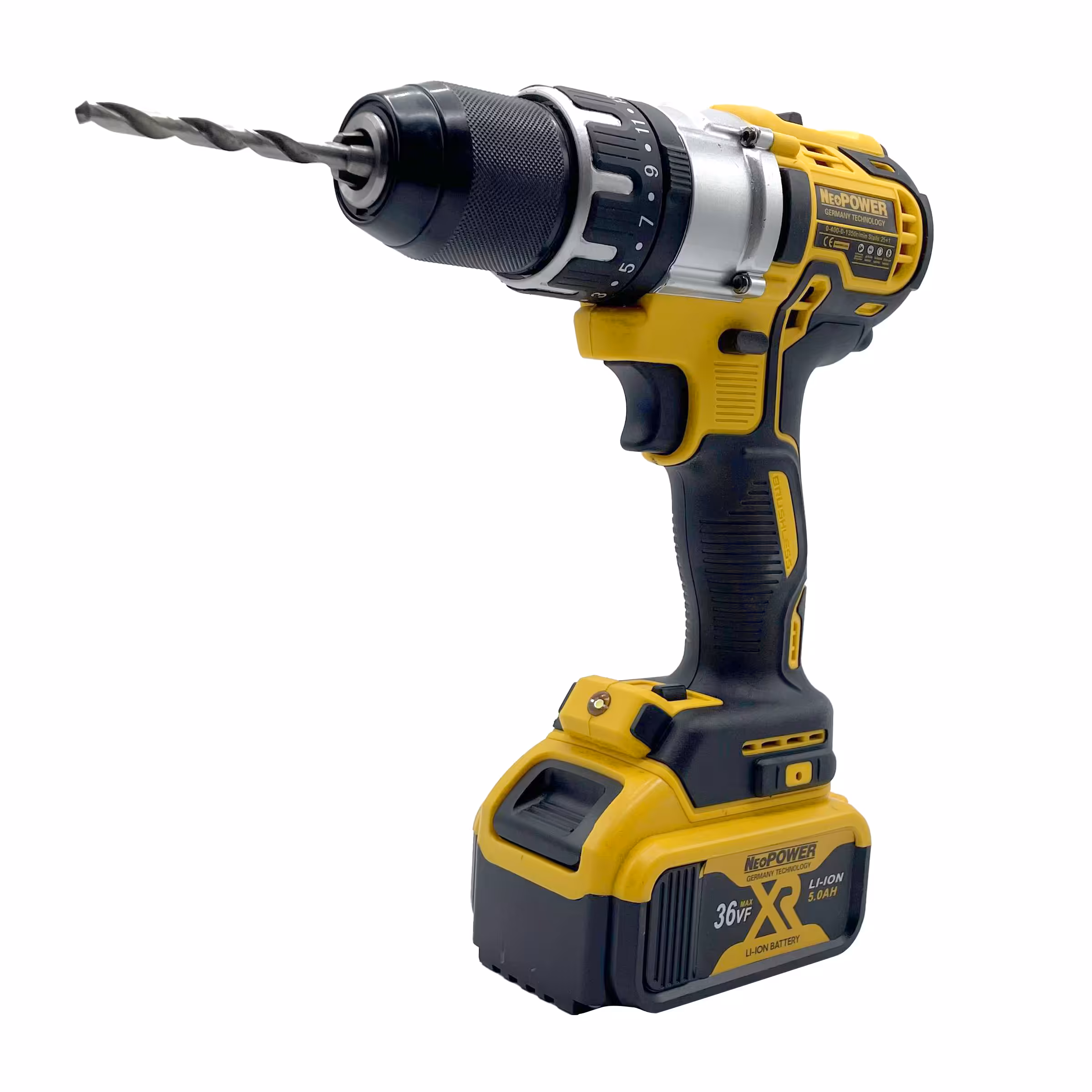 مجموعه 31 عددی دریل پیچ گوشتی چکشی نئو پاور مدل DCD710Dk2