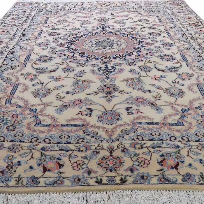 فرش دستبافت چهار متری مدل نایین کد 688