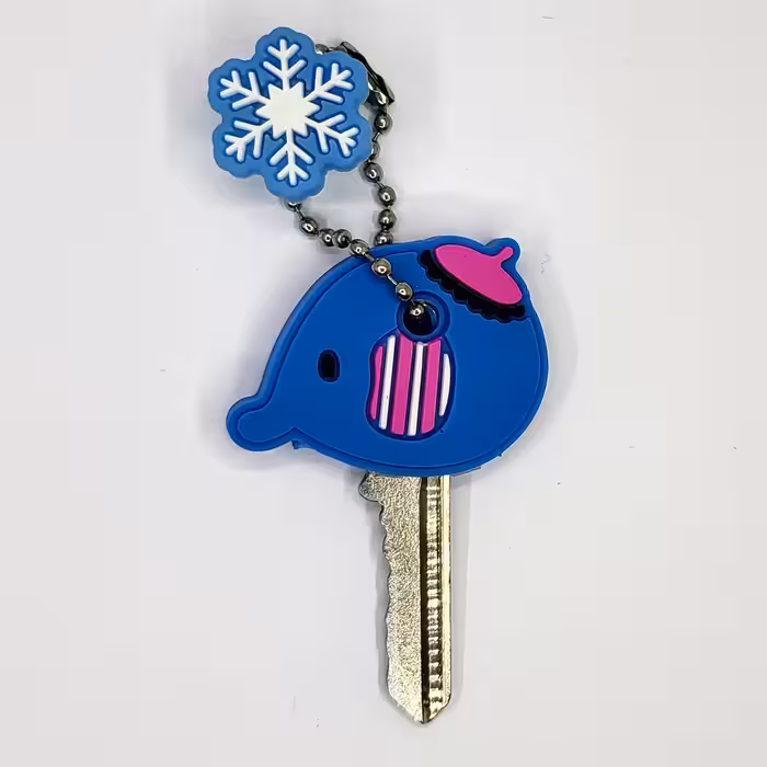 کاور کلید مدل Elephant T04 به همراه آویز مجموعه 2 عددی