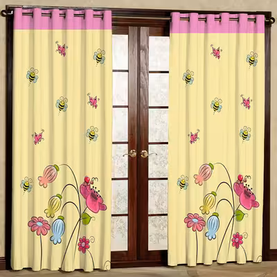 پرده مدل مخمل پانچی کد 7163 سایز 280x140 سانتی متر