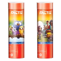 مدادرنگی36رنگ (شش گوش) قوطی فکتیس