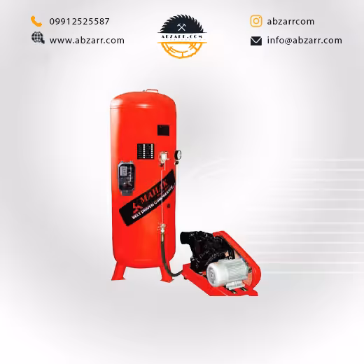 کمپرسور 1200 لیتری با مخزن 1000 لیتری محک مدل AP-1202S (( اقساط یک ساله ))