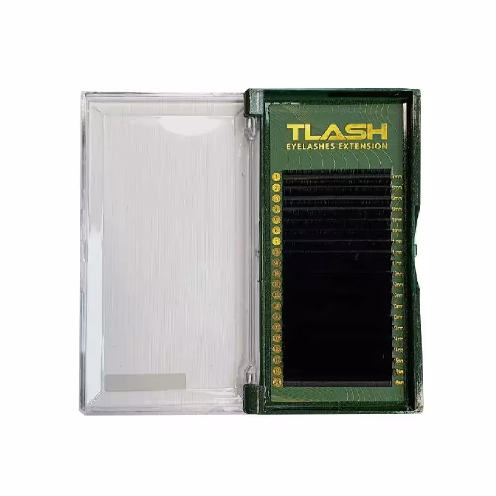 پالت مژه اکستنشن والیوم 20 لاین تی لش TLASH تک سایز 14 ضخامت 0.07 فر D - فروشگاه میرکمالی