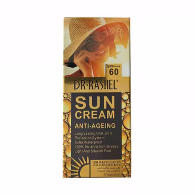 کرم ضد آفتاب SPF60 دکتر راشل 80 گرمی
