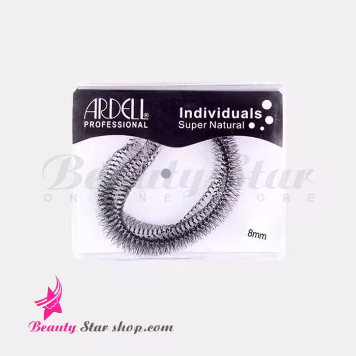 مژه ریسه ای (5 ریسه ای) موی طبیعی آردل سایز 8 میل