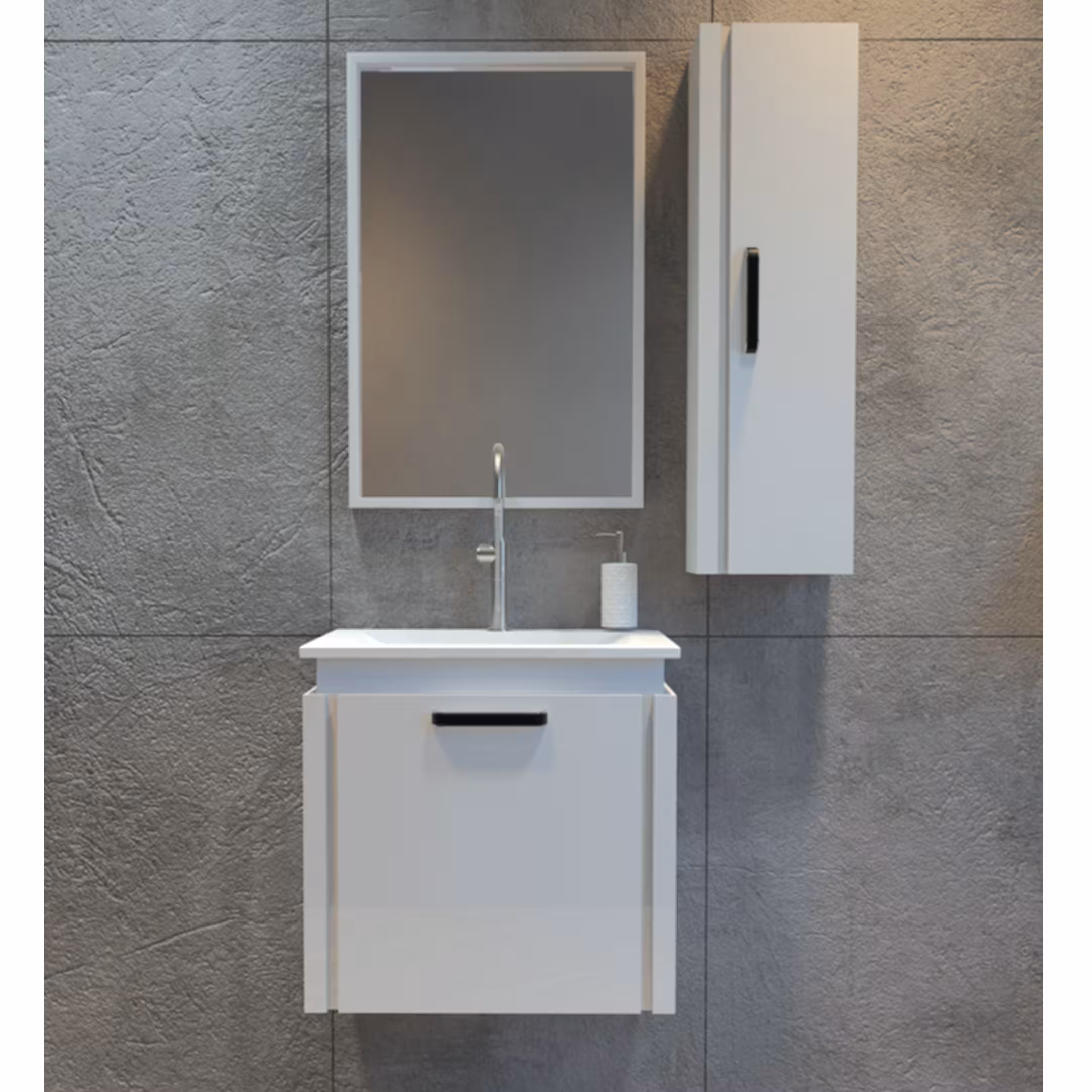 روشویی کابینتی رزا مدل Z 900 سفید