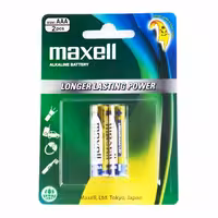 باتری نیم قلمی آلکالاین دوتایی مارک Maxell