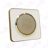 زنگ بیزر اسپیناس طلایی زه سفید با میانی بژ