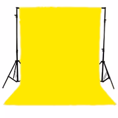 فون بک گراند زرد کروماکی Yellow Backdrop Chromakey 3×5