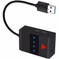 فرستنده بلوتوث برای کامپیوتر تلویزیون آداپتور صوتی بی سیم برای هدفون YETOR TX12s aptX LOW LATENCY