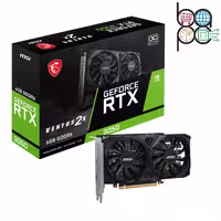 کارت گرافیک MSI مدل RTX 3050 با 6 گیگابایت حافظه GDDR6