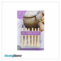 ست ابزار 6 تکه مجسمه سازی و سفالگری