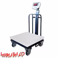 باسکول محک 500 کیلوگرم سینی استیل مدل MDS13000 چرخدار