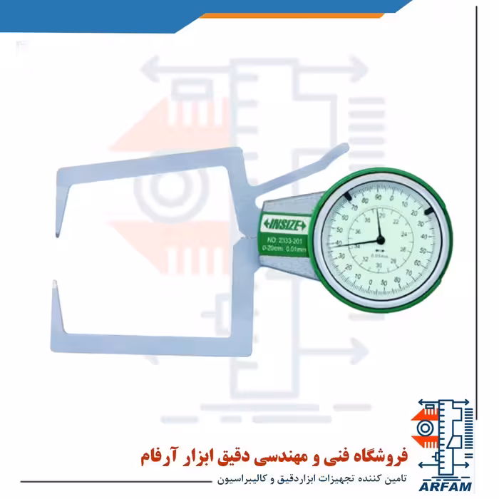 پرگار خارج سنج اینسایز ساعتی 20 میلی متر مدل 201-2333