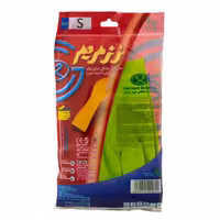 دستکش خانگی رز مریم ساق بلند سایز کوچک بسته 12 عددی