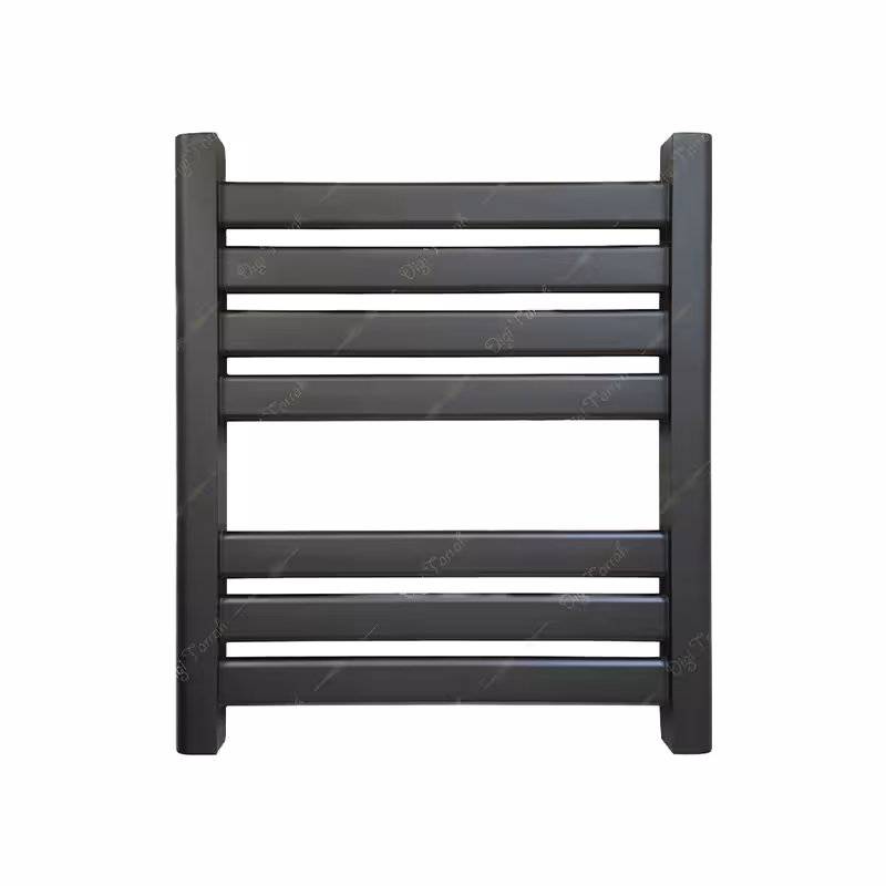 حوله خشک کن فلت رو کار استیل 60 مشکی