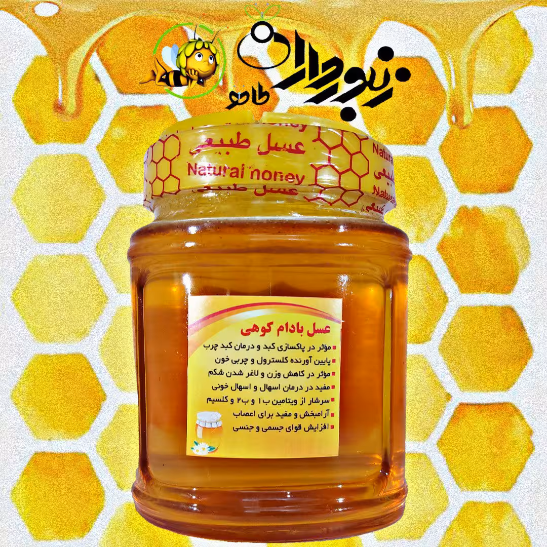 عسل بادام کوهی (یک کیلوگرم)