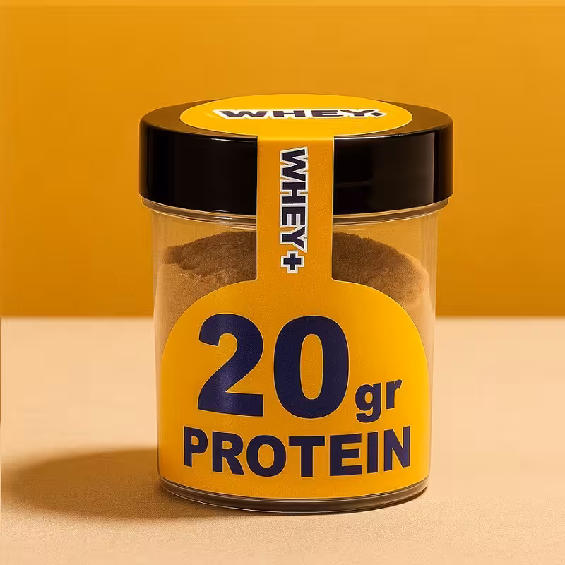 پکیج طلایی 10 عدد کره بادام‌زمینی 50 گرمی  Whey با طعم شکلات-چند رنگ