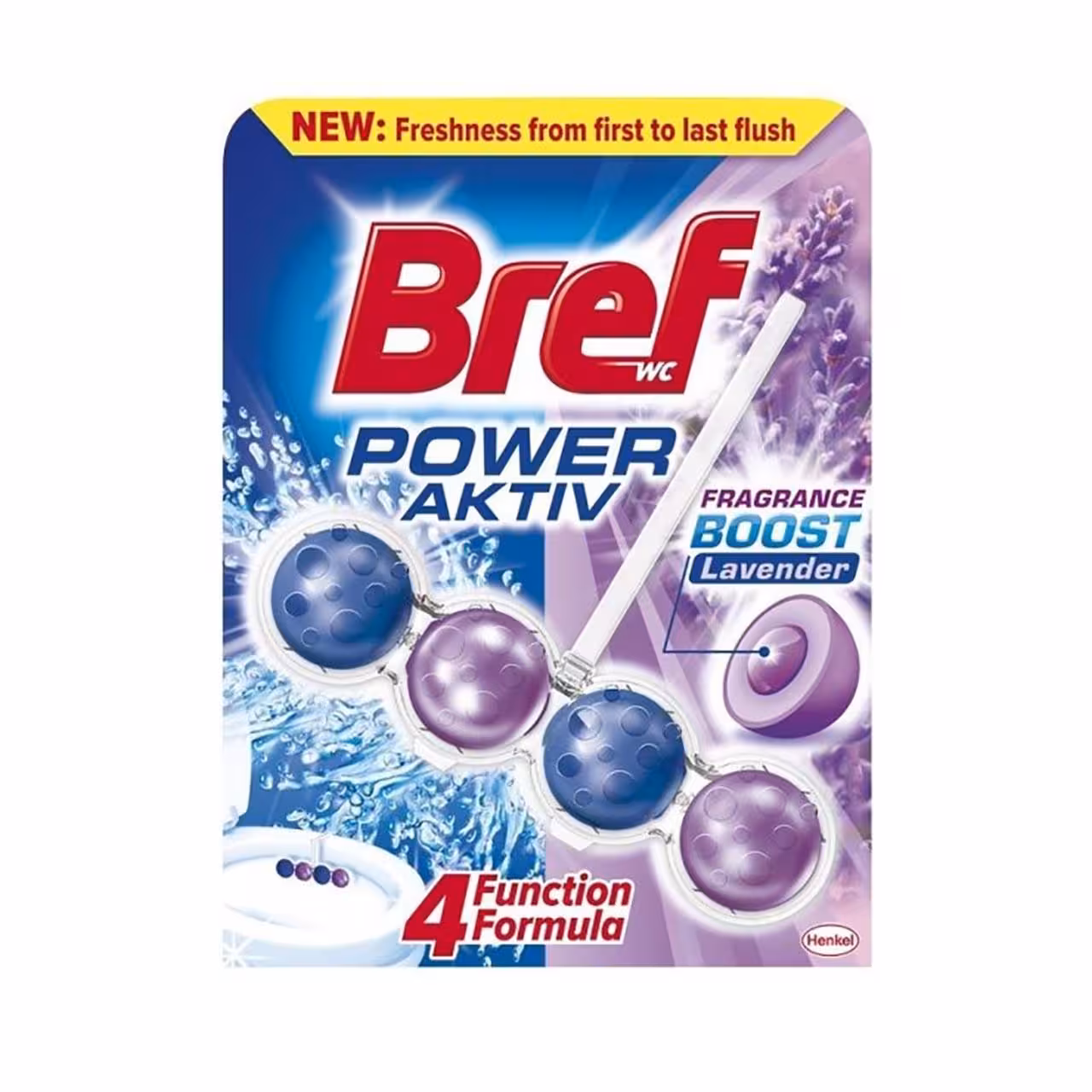 خوشبو کننده و ضد عفونی کننده برف توپی 4تایی با رایحه اسطوخودوس Bref LAVENDER