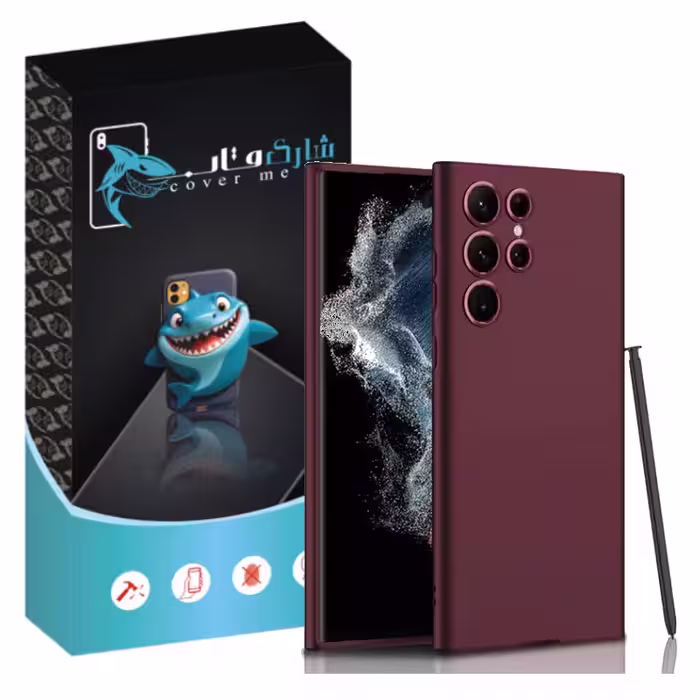 کاور شارک قاب مدل سیلیکونی پاک کنی مناسب برای گوشی موبایل سامسونگ Galaxy S25 Ultra | کالا مکس