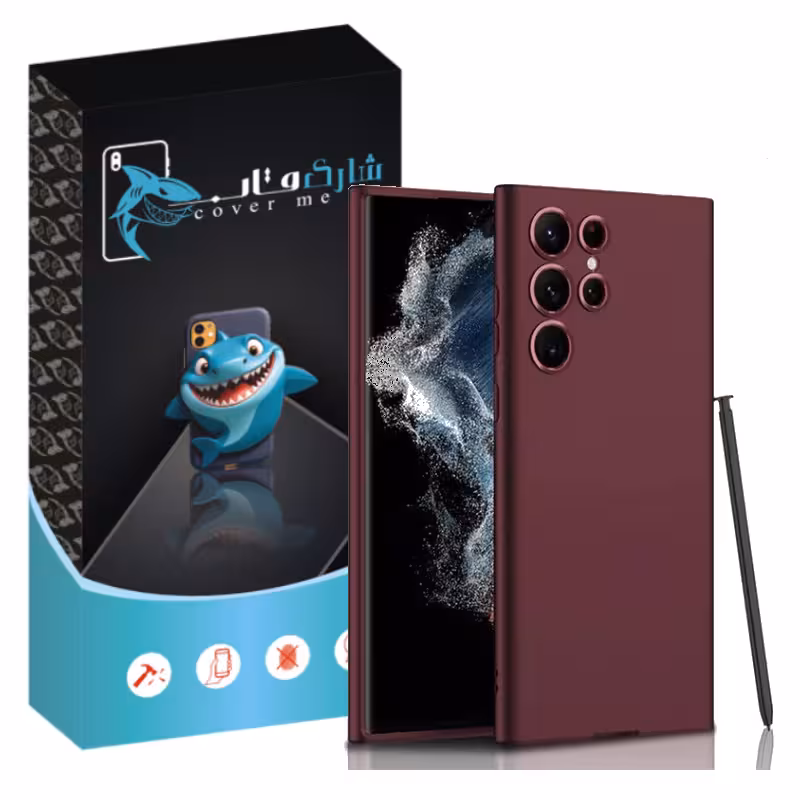 کاور شارک قاب مدل سیلیکونی پاک کنی مناسب برای گوشی موبایل سامسونگ Galaxy S25 Ultra | کالا مکس