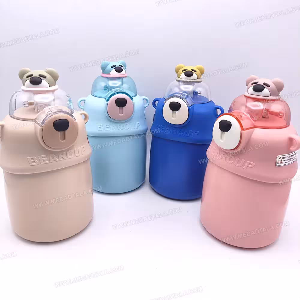 قمقمه استیل خرس بند دار درب عروسکی BEARCUP