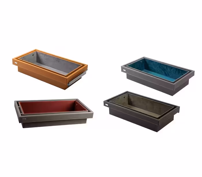 کشوی باکس ریلی با فریم چرم داسی کد J009_012