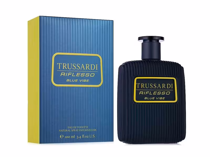 عطر و ادکلن مردانه تروساردی رایفلسو (ریفلسو) بلو وایب Trussardi Riflesso Blue Vibe EDT for men