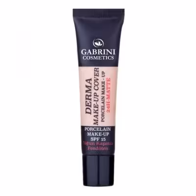 کرم پودر تیوپی گابرینی GABRINI مدل DERMA شماره 101 روشن