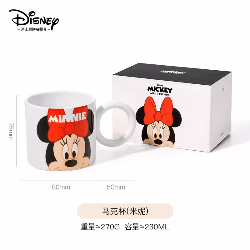 ماگ سرامیکی دیزنی مدل مینی موس – دسته گرد