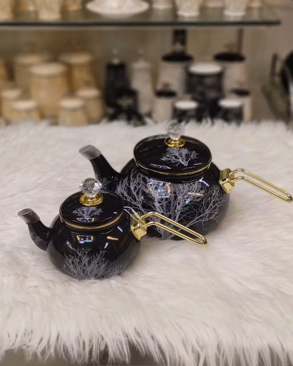 کتری قوری لعابی جنیال