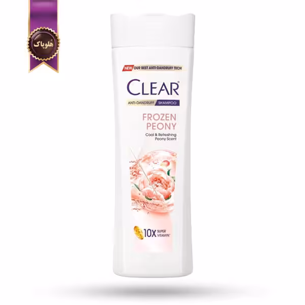 شامپو زنانه کلیر CLEAR مدل گل صدتومانی یخ‌زده Frozen Peony حجم 300 میلی‌لیتر (اورجینال)