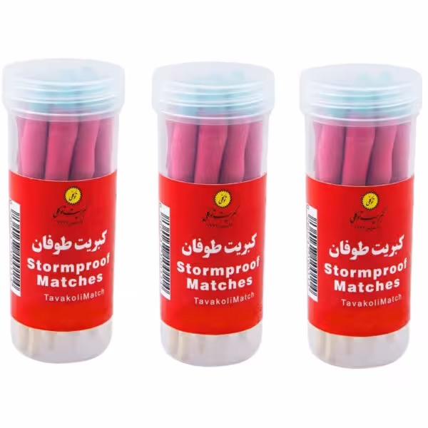 کبریت توکلی مدل طوفان بسته 3 عددی