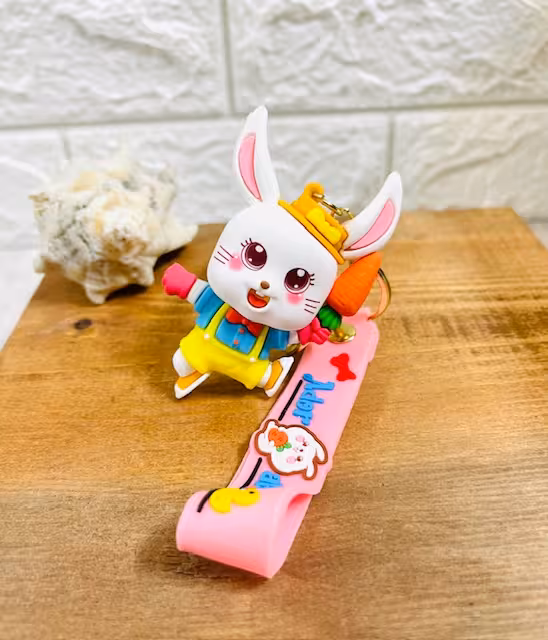 جاکلیدی سیلیکونی طرح خرگوش هویجی1