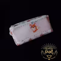 جامدادی چرم صنعتی دستدوز طرح فانتزی دخترانه