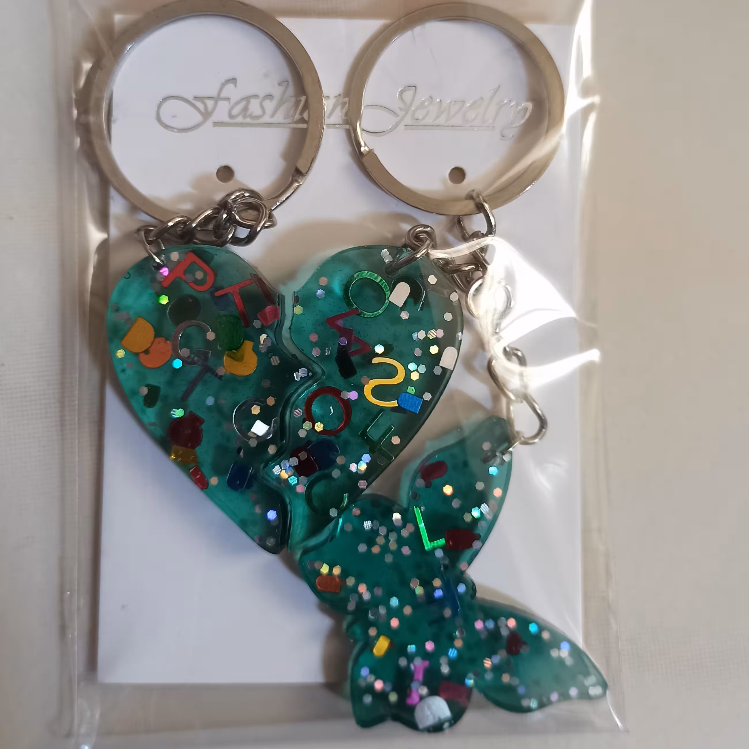 ست سرکلیدی قلب پازلی و پروانه