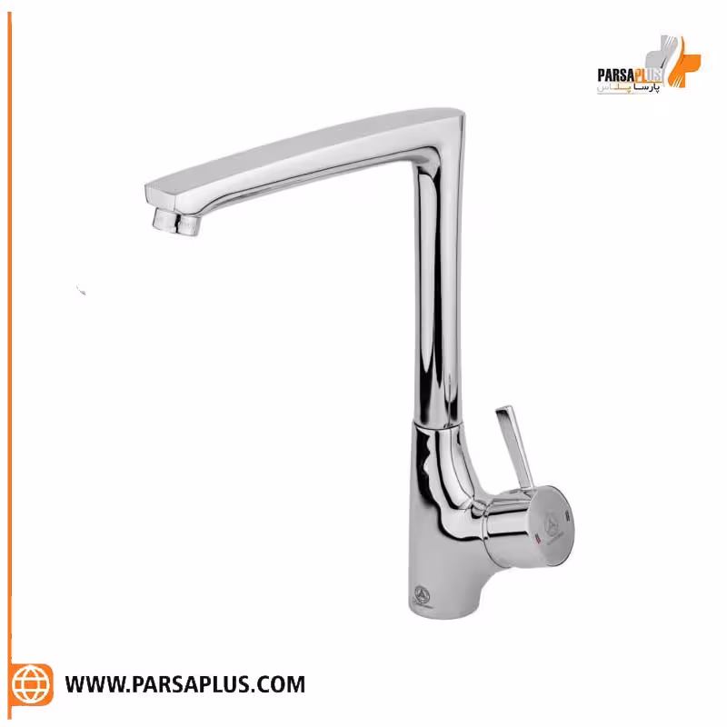 شیر ظرفشویی قهرمان مدل الماس دسته ارکیده