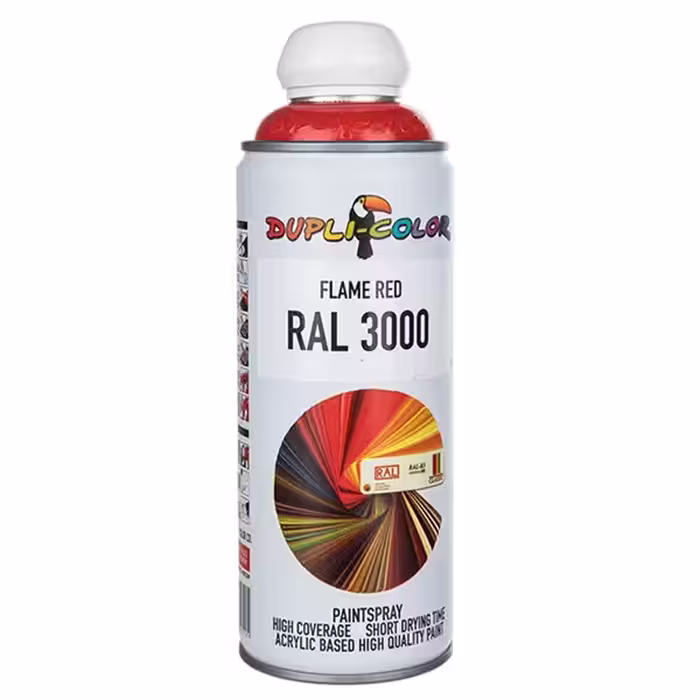 اسپری رنگ قرمز رال دوپلی کالر مدل RAL 3000 حجم 400 میلی لیتر