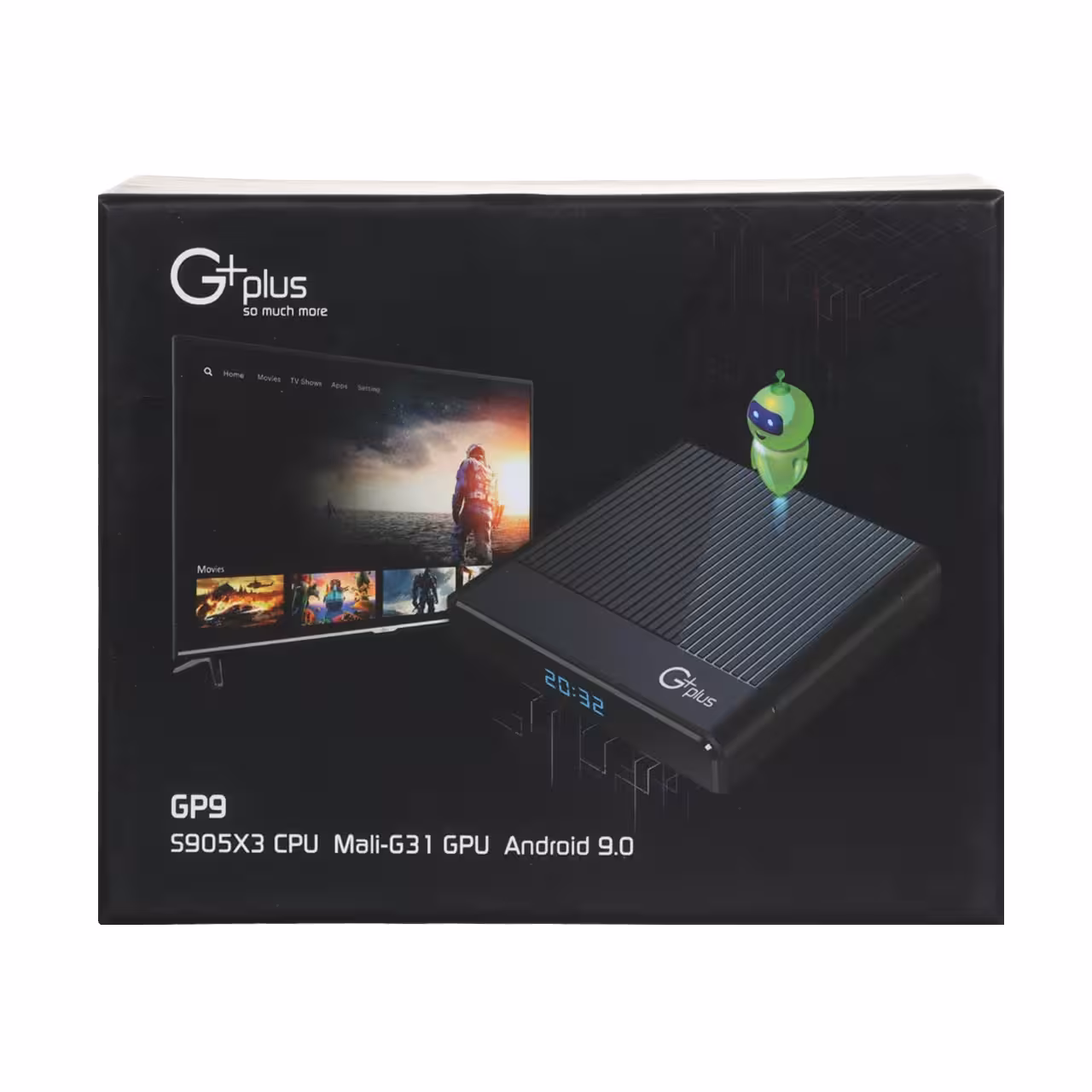 اندروید باکس جی پلاس مدل GP9 کد 918