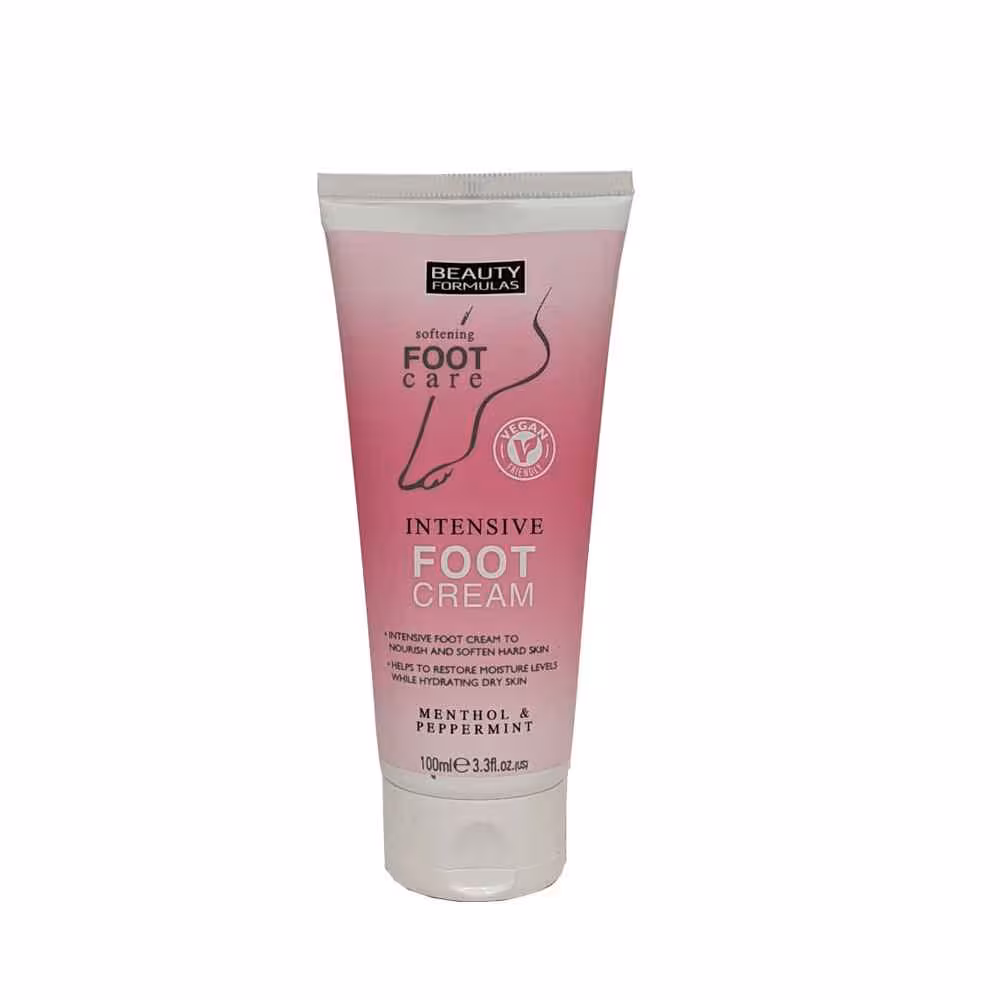 مشخصات، خرید و قیمت کرم پا فشرده بیوتی فرمول Beauty Formulas ترمیم پوست خشک و ترک خورده 100 میل ⭐️ ویان مارکت